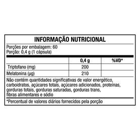 Melatonina e Triptofano - 60 Cápsulas