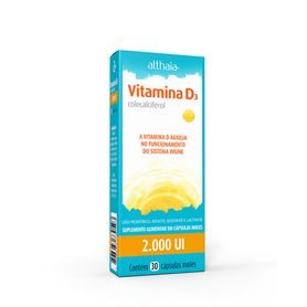 Vitamina D 2000UI - 30 Cápsulas