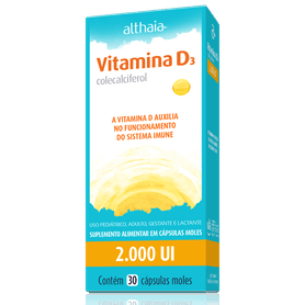Vitamina D 2000UI - 30 Cápsulas