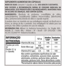 Metilfolato de Cálcio - 30 Cápsulas
